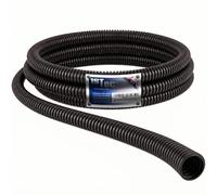 3 Metre Non-Split Corrugated Cable Conduit Ducting 20mm External 14mm Internal Diameter Hose Pipe Channel for TV Coax Electric Wire Car Loom Fish Pond Low Voltage Power Socket Lead Marine Burial 3m