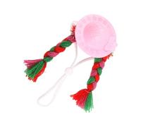 3. Miniature Animal Hat With Braids For Hamsters Cockatiels Parrots Soft Party Costume Photo Accessories Bird Hat For Cockatiels And Budgies