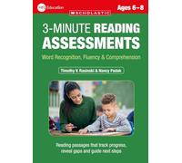 3 Minute Reading Assessments Ages 6-8 (3 Minute Assessments)
