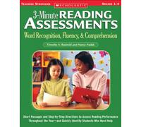 3-Minute Reading Assessments: Grades 1-4: Word Recognition, Fluency, & Comprehension (Scholastic Teaching Strategies)