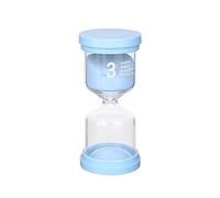 3 Minutes Hourglass Children’s Sandglass Timer for Brushing Teeth, Kids Toothbrush Timer, Blue, Time Management Assistant Living Room Office Decoration short time