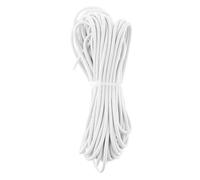 3 mm Elastic Round Bungee Rope Shock Cord Tie Down Boats Trailers 10m White