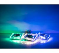 4x Recessed 6W Downlight Cool White Ceiling GU10 Lamp 2 Tone Blue LED Spot Light