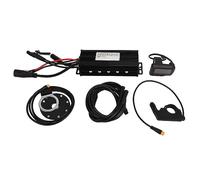 3 Mode Sine Wave Brushless Motor Controller EN06 Display Thumb Throttle Power Assist Sensor Kit Electric Bike Bicycle Scooter Conversion Kit with Self Learning Function for DIY