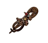 3. Modern Leopard Print Barrettes Hair Clip Twist Work School Party Essentials for Women Animal Design Hair Accessory for Women