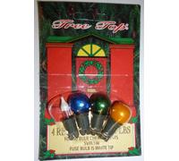 3 Multi Coloured Spare Replacement Berry Bulbs 5v 0.5w & 1 Fuse Bulb (SB244)