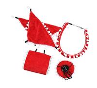 3. Multi-Level Hamster Set: Breathable Hammock Swing & Detachable Tunnel for Small Pet Enrichment Small Animal Cage Attachments