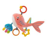 3. Musical Infant Bed Toy with Colorful Plush Animals Built-in Rattles for Auditory Training & Sensory Engagement Parent Child Bonding Baby Toy