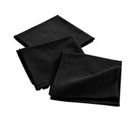 3 Napkins (40 x 40 cm) Mistraline Black, Recycled Cotton