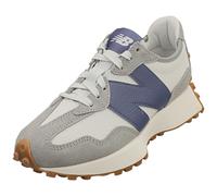 (3) New Balance 327 Womens Fashion Trainers in Grey White Blue