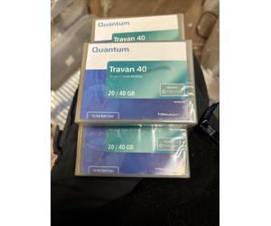 3 NEW QUANTUM 40GB Travan 40 Data Tape Cartridge CTM40 SEALED