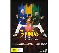 3 Ninjas - 4 Film Collection (3 Ninjas / Kick Back / Knuckle Up / High Noon at Mega Mountain) DVD
