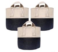 3 Nonwoven Fabric Plant Grow Bags Perfect for Growing For Potatoes, Tomatoes, and Various Vegetables Eco Conscious Choice (10Gallon)