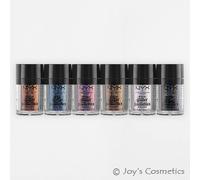 3 NYX Metallic Glitter Loose Powder - MGLI "Pick Your 3 Color" Joy's cosmetics