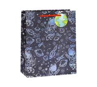 【£3 off over £10】Mikirei Gift Bags Outer Space Assorted Large 6 Pieces