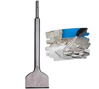 3" Offset SDS Plus Chisel - 75mm Wide Angled Tile & Plaster Removal Blade | Drop Forged Hardened & Tempered Steel | Heavy Duty Demolition Chisel