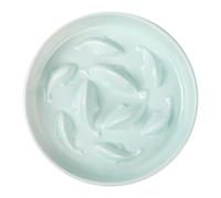 3 One PetZ Slow Feed Dish for Cats and Dogs, Ocean-Themed Maze Design with Raised Edges, Engaging Pet Puzzle Feeder for Healthy Digestion & Mental Stimulation, Made of Safe and Quality Material