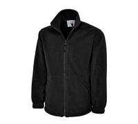 3 OR 5 PACK Unisex Men's Classic Full Zip UP Micro Fleece Jacket Work Wear Coat