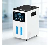 3-Output Hydrogen Inhalation Machine, Dual User Large Flow Water Ionizer with SPE/PEM Electrolysis Touch Screen and 6 Hours Timer for Home Elderly & Adult Health(1200ml)