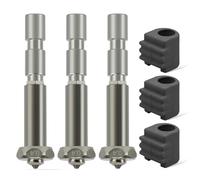 3 Pack 0.4MM Integrated Hardened Steel Nozzles for Kobra 3 Max Combo Quick-Swap High Flow High Speed Throat Tube Nozzles Print Head Extruder Kit Hot End for Anycubic Printer