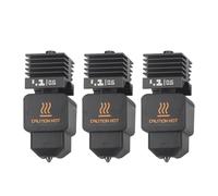 3 Pack 0.6mm H2D/H2S/A1/A1 Mini Hotend Print Head Hot End Kit Extruder Upgrade High Temperature Hardened Steel Nozzle Heating Rod Silicone Cover for Bamboo Lab 3D Printer