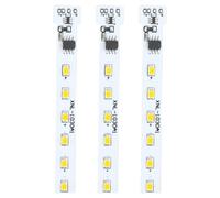 3 Pack 1.2V Solar Flame Light Circuit Board, 12 LED Candle Lamp Drive Board | PC Material with 12 LED Beads, 81 mm Board Length, 1.2V Ni-MH Battery and 2V Solar Panel Compatible, DIY Candle Flame Project