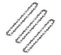 3 Pack 10" Chainsaw Chain Replacement for 10" Guide Bars, 3/8" LP Pitch 0.043" Gauge, 40 Drive Links for Worx WG309 Remington RM8EPS Craftsman