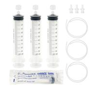 3 Pack 100ml Syringe Luer Lock Syringe with Tube Large Syringes for Liquid