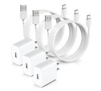 3 Pack 10FT USB Type C Camera Charger for Eufy Security SoloCam S220/S340/S4/E30/E42 S300 C210 C220, eufyCam 3 3C S330/S3 Pro, Security Indoor Cam S350/E30 Camera Charger Charging Cord Power Cable