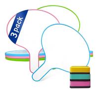 3 Pack 10''x 8'' Small Dry Erase Board Round Whiteboard