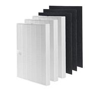 3 Pack 115115 Replacement Filter A Size 21 for Winix PlasmaWave Air Purifier C535 5300 5300-2 P300 6300, 6300-2,H13 True HEPA Filter with 3 Carbon Pre-Filters