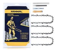 3 Pack 12 Inch Chainsaw Chain 3/8"LP .043" 45DL Fits Dewalt DCCS620