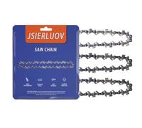 3 pack 12 Inch Chainsaw Chains 3/8 LP Pitch 45 Drive Links, 12" Replacement Chain Replacement for Craftsman, Greenworks, Poulan, Remington, Echo, Ryobi and more