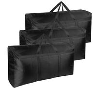 3 Pack 120L Large Storage Bags Clothes,House Moving Boxes Large,Strong Packing Boxes for Moving House