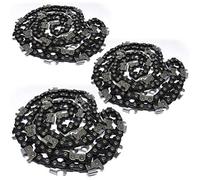 (3 Pack) 16” Chainsaw Chains .325” Pitch.058 Gauge 66 Drive Links Compatible with Husqvarna, Craftsman, Jonsered / 336, 455e / 501841966 591099066 608100214 608100598 501840466