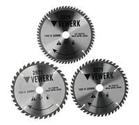 3 Pack - 160mm x 20/16mm TCT Circular Saw Blade 36T 48T 60T Wood Cutting
