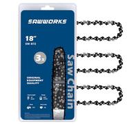 3-Pack 18 Inch Chainsaw Chain, 325" Pitch .058" Gauge 72 Drive Links for X-Cut S35G Husqvarna 543XP, 545(Mlll), 550XP(Mlll), 440, 445, Oregon 21LGX072G, 21BPX072G and More