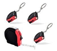 3 Pack 1m/3ft Mini Measuring Tape Keyring Tape Measure Small Key Chain Metal Retractable Tape Measuring Ruler,Pocket Size Tape Metric and Imperial Dual Scales with Stable Slide Lock 1m/3feet