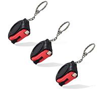 3 Pack 1m/3ft Mini Measuring Tape Keyring Tape Measure Small Key Chain Metal Retractable Tape Measuring Ruler,Pocket Size Tape Metric and Imperial Dual Scales with Stable Slide Lock 1m/3feet