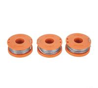3 Pack 2.5m Trimmer Line & Spool for Argos for MCGREGOR MCT1825 MCT2X1825 MET2523,Tool- Snap Fit Replacement Parts