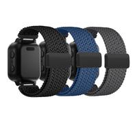 3 Pack 20mm Quick Release Watch Bands Compatible with Cosmo JrTrack 5/4/3/2 SE/JrTrack 2/JrTrack/Gabb Watch 3e/3/2/1/SyncUP Watch 2/1 - Soft Breathable Adjustable Replacement Straps for Boys Girls