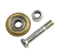 3-Pack 22mm Manual Tile Cutter Replacement Wheels with Ball Bearings for Porcelain & Ceramic Tile Scoring - Silver Metal Cutting Wheels