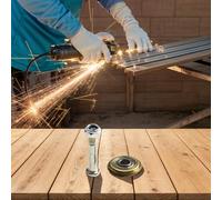 3 Pack 22mm Tile Cutting Wheels with Screws, Manual Rotary Cutter Wheel Replacement for Porcelain and Ceramic, Ball Bearing Scoring Disc for