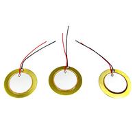 3-pack 27mm Piezo Elements with 2" Leads