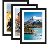 3 Pack 30 X 40cm Picture Frame, Black Photo Frames 30X40 for Wall Mounting
