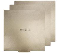 3-Pack 300×300mm Double Sided Textured PEI Build Plate Print Bed for Kingroon KP5L/SV04 IDEX, Anet A8 Plus/et5/et5 Pro, Voron 300, WonderMaker 3D Printer, LulzBot TAZ Workhorse/Pro/3/4/5/6 3D Printers