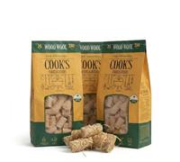 3-Pack, 3x25pcs Cook's Wood Wool Firelighters 25pcs, 350g - Natural Long Burning Fire Starters, Small Compact Pack for BBQ, Stoves and Campfire (3-Pack, 3x25pcs)