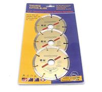 3 PACK 4-1/2" DIAMOND BLADES