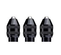 3-Pack 4486 Quick Change Multipro Keyless Chuck Compatible with Dremel Rotary Tools Model 395 3000 4000 4300 8220 3000 7300