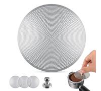 3-Pack 54mm Espresso Puck Screen, 53.5mm, 0.2mm Ultra-Thin Stainless Steel Reusable Puck Screen, Fits Sage 54mm Portafilters and Ninja Luxe